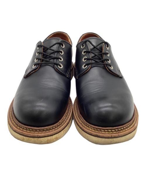 RED WING（レッドウィング）RED WING (レッドウィング) ROUND-TOE WORK OXFORD（ラウンドトゥ ワーク オックスフォード） ブラック サイズ:US7.5Dの古着・服飾アイテム