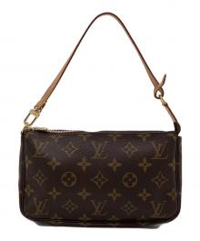 LOUIS VUITTON（ルイ ヴィトン）の古着「モノグラム ポシェット・アクセソワール」｜ブラウン