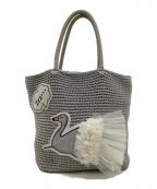 LUDLOWラドロー）の古着「Cord bag Swan（スワンコードバッグ）」｜グレー