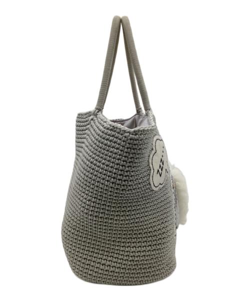 LUDLOW（ラドロー）LUDLOW (ラドロー) Cord bag Swan（スワンコードバッグ） グレーの古着・服飾アイテム