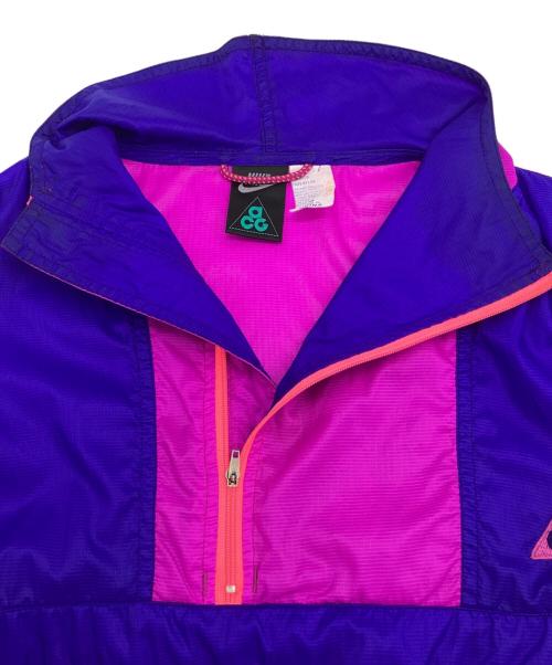 NIKE ACG（ナイキエーシージー）NIKE ACG (ナイキエーシージー) アノラックパーカー パープル×ブルー サイズ:Mの古着・服飾アイテム