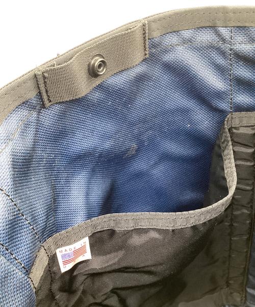 BRIEFING（ブリーフィング）BRIEFING (ブリーフィング) バケット トートバッグ ブルーの古着・服飾アイテム
