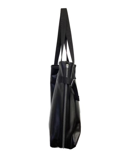 LUGGAGE LABEL（ラゲッジ レーベル）LUGGAGE LABEL (ラゲッジ レーベル) NEW LINER（ニューライナー）トートバッグ ブラックの古着・服飾アイテム