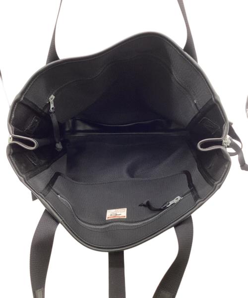 LUGGAGE LABEL（ラゲッジ レーベル）LUGGAGE LABEL (ラゲッジ レーベル) NEW LINER（ニューライナー）トートバッグ ブラックの古着・服飾アイテム
