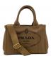 PRADA（プラダ）の古着「CANAPA SMALL（カナパ スモール）トートバッグ」｜ブラウン