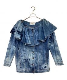 MSGM（エムエスジーエム）の古着「デニムジャケット」｜ブルー