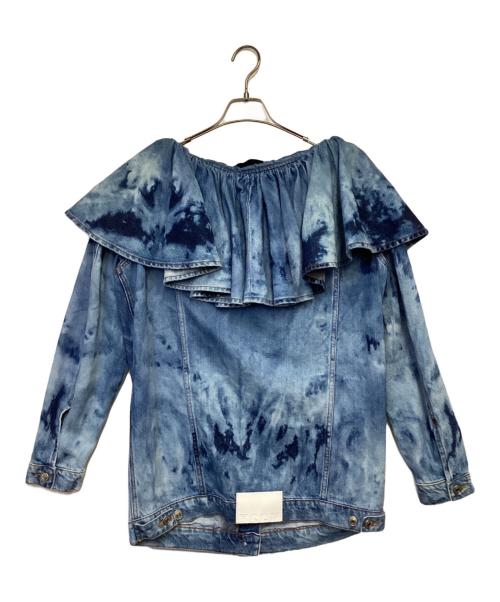 MSGM（エムエスジーエム）MSGM (エムエスジーエム) デニムジャケット ブルー サイズ:38の古着・服飾アイテム