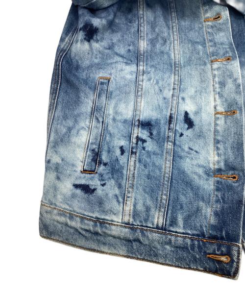 MSGM（エムエスジーエム）MSGM (エムエスジーエム) デニムジャケット ブルー サイズ:38の古着・服飾アイテム