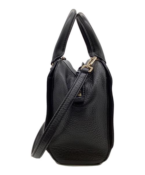 TORY BURCH（トリーバーチ）TORY BURCH (トリーバーチ) ロビンソン ペブルド ミニ サッチェル 2WAYバッグ ブラックの古着・服飾アイテム