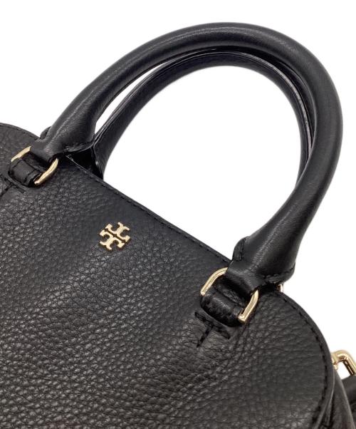 TORY BURCH（トリーバーチ）TORY BURCH (トリーバーチ) ロビンソン ペブルド ミニ サッチェル 2WAYバッグ ブラックの古着・服飾アイテム
