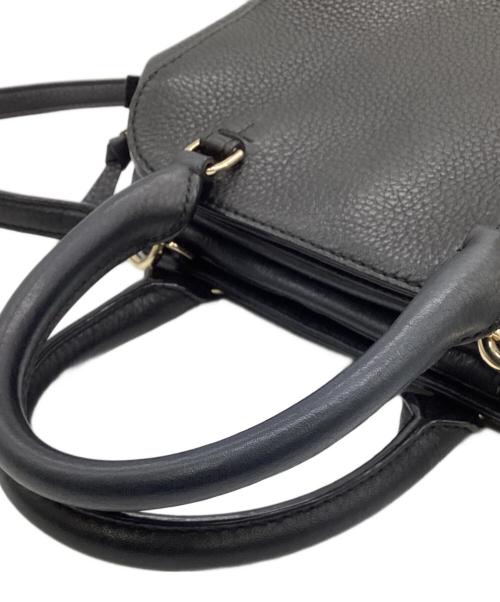 TORY BURCH（トリーバーチ）TORY BURCH (トリーバーチ) ロビンソン ペブルド ミニ サッチェル 2WAYバッグ ブラックの古着・服飾アイテム