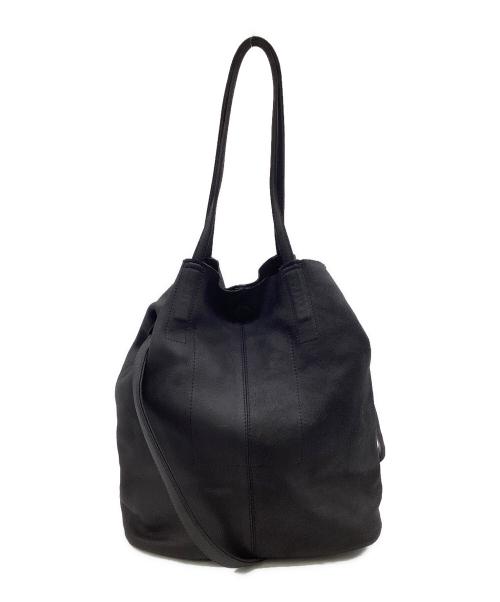morphee（モルフェ）morphee (モルフェ) 3WAY MIDIUM TOTE (LONG)（3WAY ミディアム トート） ブラックの古着・服飾アイテム