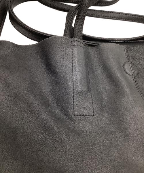 morphee（モルフェ）morphee (モルフェ) 3WAY MIDIUM TOTE (LONG)（3WAY ミディアム トート） ブラックの古着・服飾アイテム