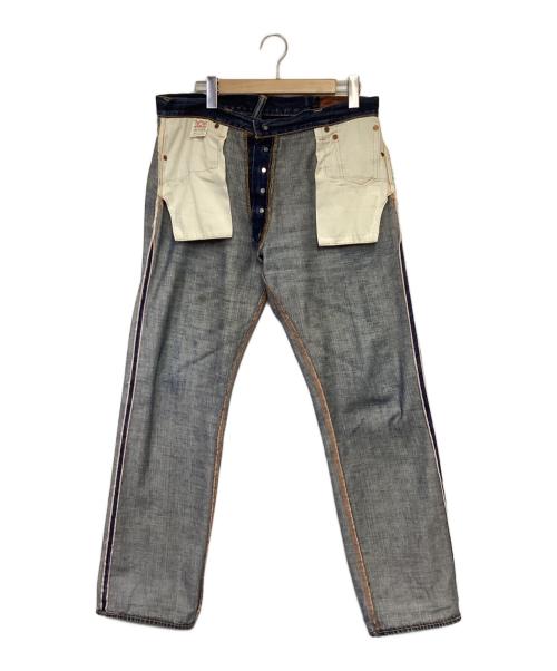 EVISU（エヴィス）EVISU (エヴィス) YAMANE Lot. 2000 №2 デニムパンツ インディゴ サイズ:35の古着・服飾アイテム