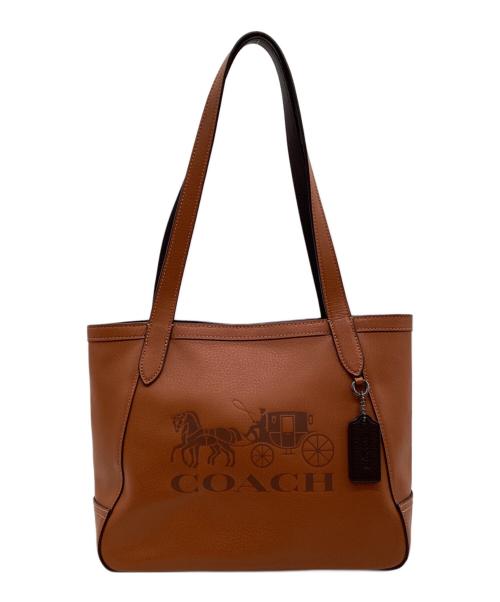 COACH（コーチ）COACH (コーチ) ホース アンド キャリッジトート 27 ブラウンの古着・服飾アイテム