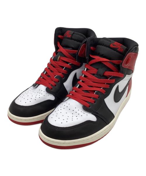 NIKE（ナイキ）NIKE (ナイキ) Air Jordan 1 Retro High OG（エアジョーダン1 レトロ ハイ OG） ホワイト×レッド サイズ:30㎝の古着・服飾アイテム