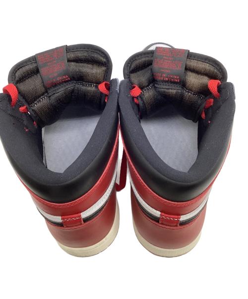 NIKE（ナイキ）NIKE (ナイキ) Air Jordan 1 Retro High OG（エアジョーダン1 レトロ ハイ OG） ホワイト×レッド サイズ:30㎝の古着・服飾アイテム