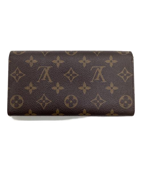 LOUIS VUITTON（ルイ ヴィトン）LOUIS VUITTON (ルイ ヴィトン) モノグラム ポルトフォイユ サラ 長財布 ブラウンの古着・服飾アイテム