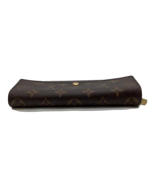 LOUIS VUITTON（ルイ ヴィトン）LOUIS VUITTON (ルイ ヴィトン) モノグラム ポルトフォイユ サラ 長財布 ブラウンの古着・服飾アイテム