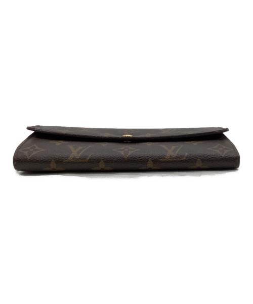 LOUIS VUITTON（ルイ ヴィトン）LOUIS VUITTON (ルイ ヴィトン) モノグラム ポルトフォイユ サラ 長財布 ブラウンの古着・服飾アイテム