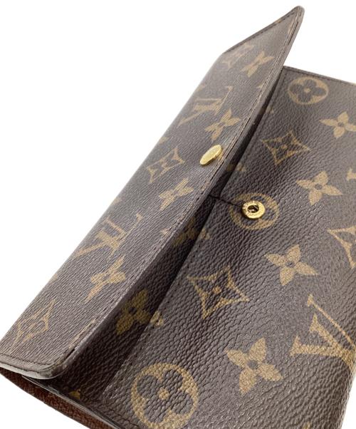 LOUIS VUITTON（ルイ ヴィトン）LOUIS VUITTON (ルイ ヴィトン) モノグラム ポルトフォイユ サラ 長財布 ブラウンの古着・服飾アイテム