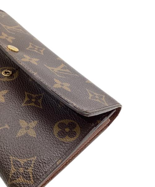 LOUIS VUITTON（ルイ ヴィトン）LOUIS VUITTON (ルイ ヴィトン) モノグラム ポルトフォイユ サラ 長財布 ブラウンの古着・服飾アイテム