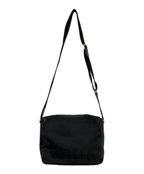 COACH（コーチ）COACH (コーチ) ミニシグネチャー ショルダーバッグ ブラックの古着・服飾アイテム