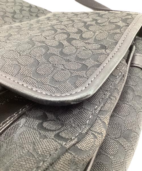 COACH（コーチ）COACH (コーチ) ミニシグネチャー ショルダーバッグ ブラックの古着・服飾アイテム