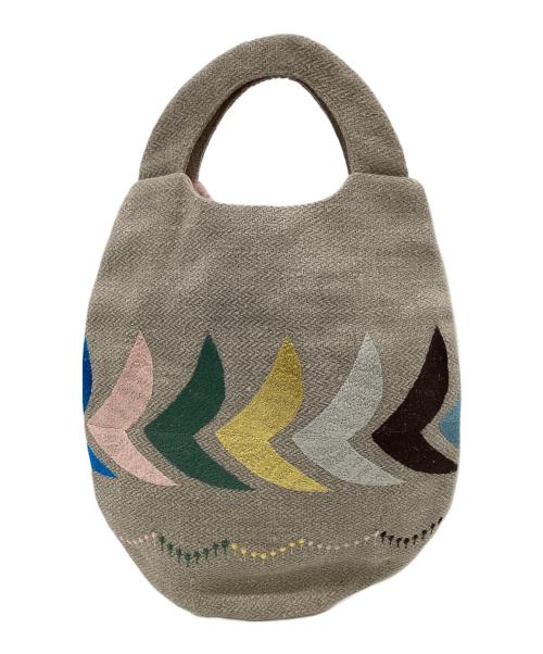 mina perhonen（ミナ ペルホネン）mina perhonen (ミナ ペルホネン) bird egg bag（バード エッグ バッグ） ベージュの古着・服飾アイテム