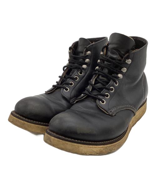 RED WING（レッドウィング）RED WING (レッドウィング) 6-inch classic round（6インチ クラシック ラウンド） ブラック サイズ:8Dの古着・服飾アイテム