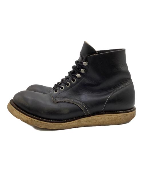 RED WING（レッドウィング）RED WING (レッドウィング) 6-inch classic round（6インチ クラシック ラウンド） ブラック サイズ:8Dの古着・服飾アイテム
