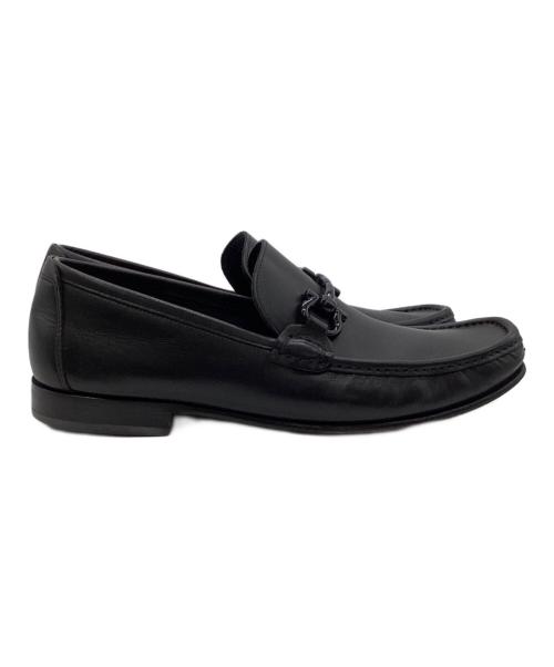 Salvatore Ferragamo（サルヴァトーレ フェラガモ）Salvatore Ferragamo (サルヴァトーレ フェラガモ) ガンチーニローファー ブラック サイズ:7.5の古着・服飾アイテム