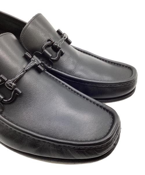 Salvatore Ferragamo（サルヴァトーレ フェラガモ）Salvatore Ferragamo (サルヴァトーレ フェラガモ) ガンチーニローファー ブラック サイズ:7.5の古着・服飾アイテム