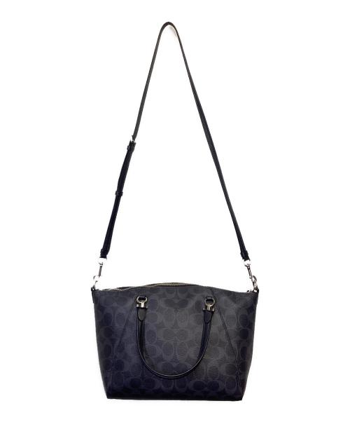 COACH（コーチ）COACH (コーチ) プレイリー サッチェル 2WAYバッグ ネイビーの古着・服飾アイテム