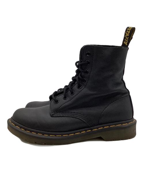 Dr.Martens（ドクターマーチン）Dr.Martens (ドクターマーチン) PASCAL VIRGINIA（パスカル バージニア）8 ホール ブラック サイズ:UK5の古着・服飾アイテム
