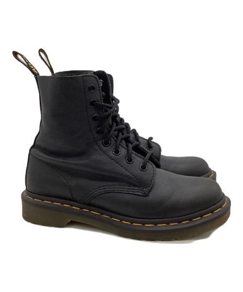 Dr.Martens（ドクターマーチン）Dr.Martens (ドクターマーチン) PASCAL VIRGINIA（パスカル バージニア）8 ホール ブラック サイズ:UK5の古着・服飾アイテム