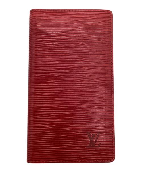 LOUIS VUITTON（ルイ ヴィトン）LOUIS VUITTON (ルイ ヴィトン) エピ アジェンダ ポッシュ手帳カバー レッドの古着・服飾アイテム