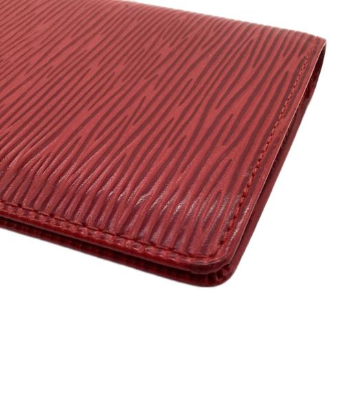LOUIS VUITTON（ルイ ヴィトン）LOUIS VUITTON (ルイ ヴィトン) エピ アジェンダ ポッシュ手帳カバー レッドの古着・服飾アイテム
