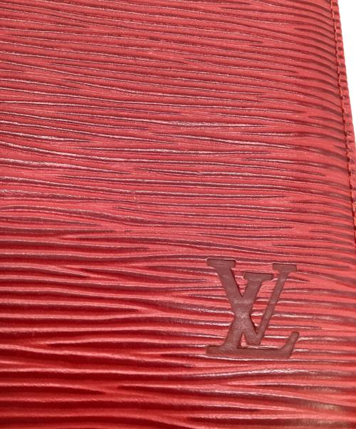 LOUIS VUITTON（ルイ ヴィトン）LOUIS VUITTON (ルイ ヴィトン) エピ アジェンダ ポッシュ手帳カバー レッドの古着・服飾アイテム