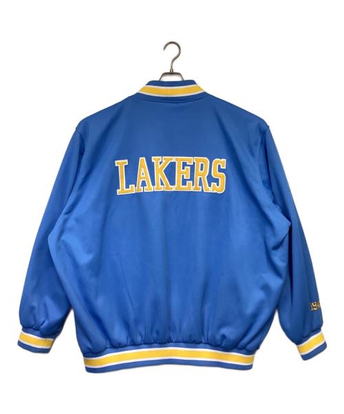 HARDWOOD CLASSICS（ハードウッドクラシック）HARDWOOD CLASSICS (ハードウッドクラシック) MPLS（ミネアポリスレイカーズ）スタジアム ジャケット スカイブルー サイズ:3XLの古着・服飾アイテム