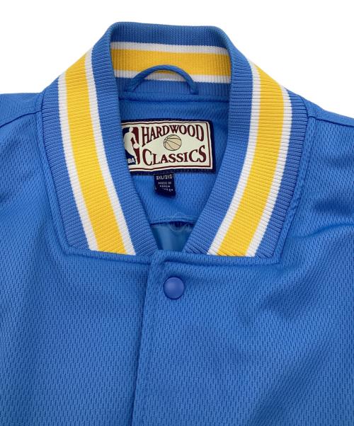 HARDWOOD CLASSICS（ハードウッドクラシック）HARDWOOD CLASSICS (ハードウッドクラシック) MPLS（ミネアポリスレイカーズ）スタジアム ジャケット スカイブルー サイズ:3XLの古着・服飾アイテム