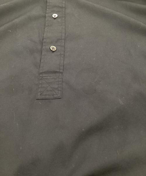 Graphpaper（グラフペーパー）Graphpaper (グラフペーパー) Broad Band Collar Shirt（ブロード バンド カラー シャツ） ブラック サイズ:2の古着・服飾アイテム