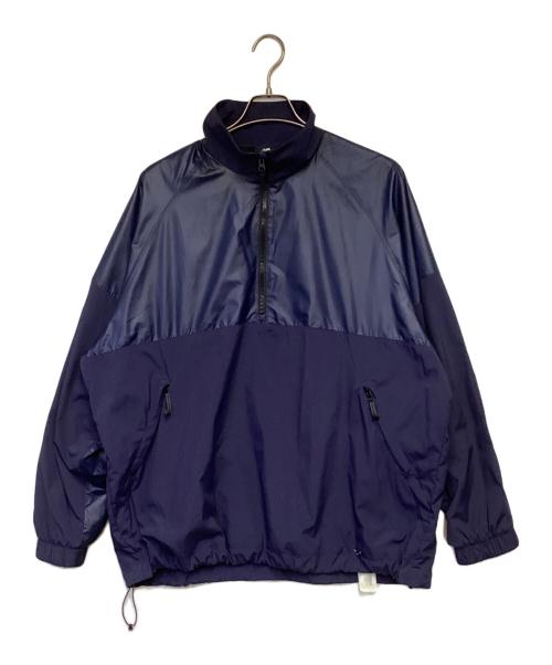 N.HOOLYWOOD（エヌ ハリウッド）N.HOOLYWOOD (エヌ ハリウッド) NEW BALANCE (ニューバランス) Invincible (インヴィンシブル) ハーフジップ プルオーバー ネイビー サイズ:Mの古着・服飾アイテム