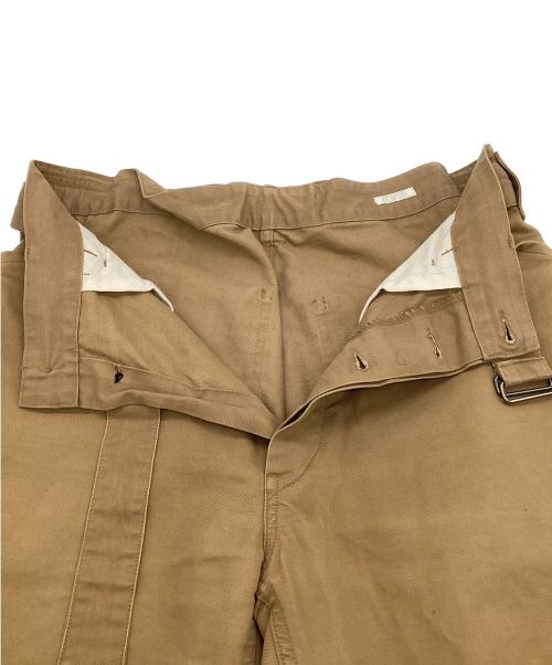 COMOLI（コモリ）COMOLI (コモリ) コットンリネンベルテッドパンツ ブラウン サイズ:2の古着・服飾アイテム