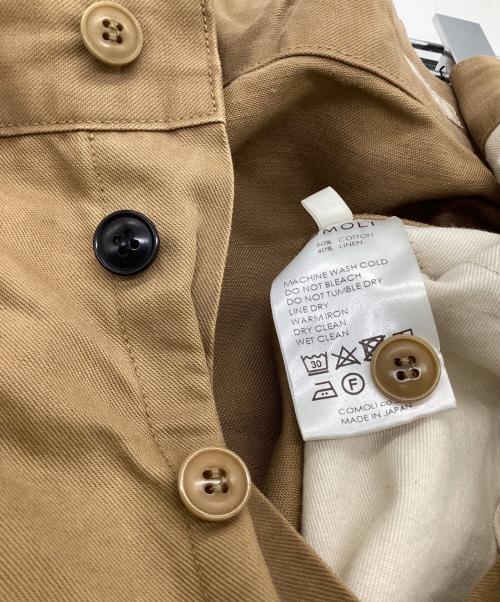 COMOLI（コモリ）COMOLI (コモリ) コットンリネンベルテッドパンツ ブラウン サイズ:2の古着・服飾アイテム