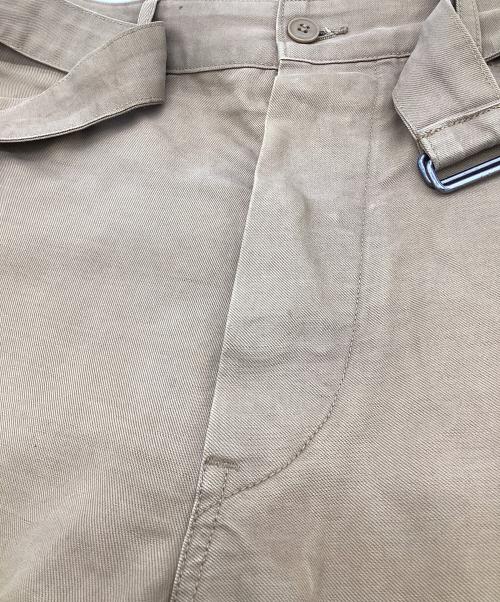 COMOLI（コモリ）COMOLI (コモリ) コットンリネンベルテッドパンツ ブラウン サイズ:2の古着・服飾アイテム