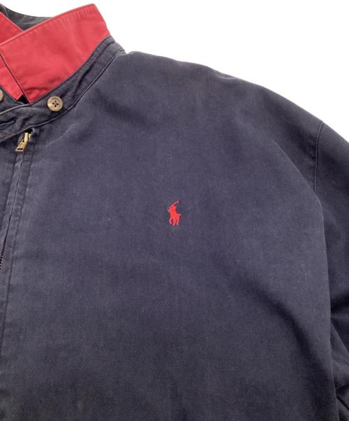 Polo by RalphLauren（ポロ バイ ラルフローレン）Polo by RalphLauren (ポロ バイ ラルフローレン) スイングトップ ネイビー サイズ:XLの古着・服飾アイテム