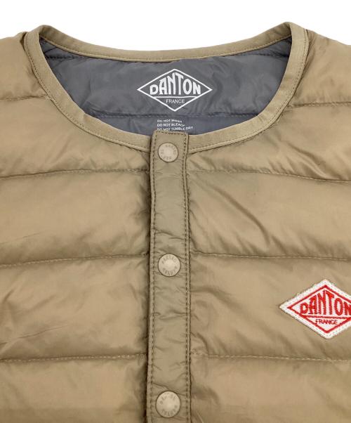 DANTON（ダントン）DANTON (ダントン) ダウンベスト ベージュ サイズ:34の古着・服飾アイテム