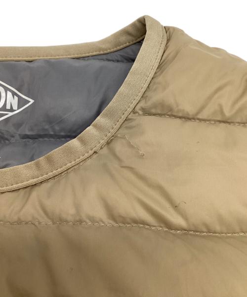 DANTON（ダントン）DANTON (ダントン) ダウンベスト ベージュ サイズ:34の古着・服飾アイテム