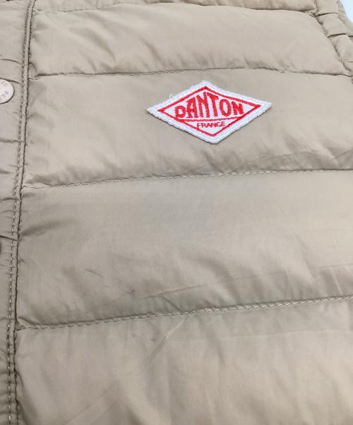 DANTON（ダントン）DANTON (ダントン) ダウンベスト ベージュ サイズ:34の古着・服飾アイテム